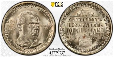 1948-D 50C Booker T. Washington MS67