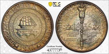 1936 50C Norfolk MS66