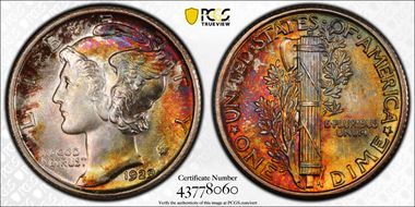 1929 10C MS68FB