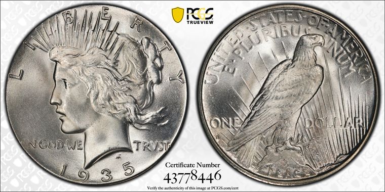 Cert 43778446 - Coin Image