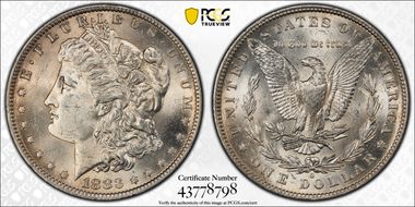 1883-O $1 MS61