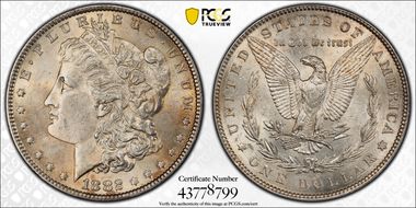 1882 $1 MS61