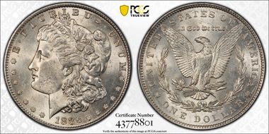 1886 $1 MS61