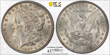 1897 $1 MS61