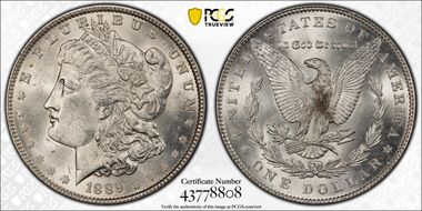 1889 $1 MS62