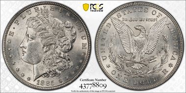 1885 $1 MS60