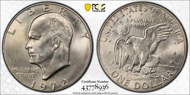 1972-D $1 MS67