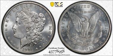 1901-O $1 MS67