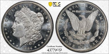 1884-CC $1 MS65DMPL