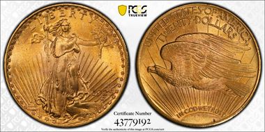 1925 $20 MS66+