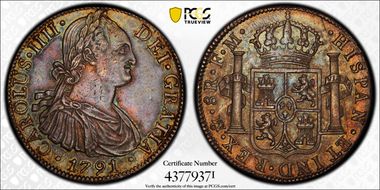 1791-Mo FM 8 R Yon-M8-91 Calico-953 AU58