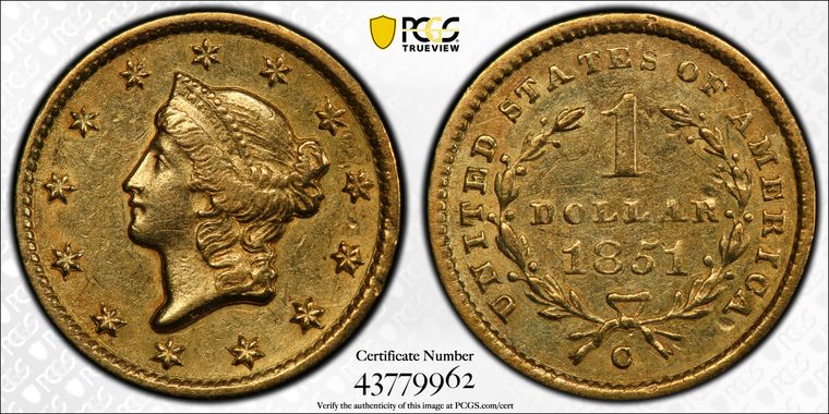 Cert 43779962 - Coin Image