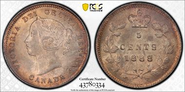 1888 5C ND W8/8/3 RP-2 MS64
