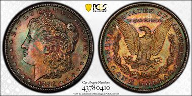 1881-S $1 MS64