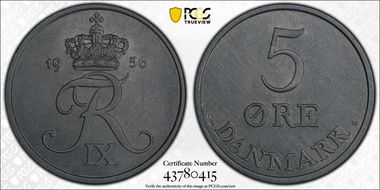 1956 C; S 5 Øre MS64