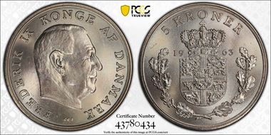 1963 CS 5 Kr MS66