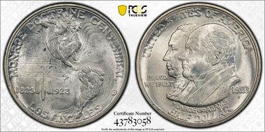 1923-S 50C Monroe MS64
