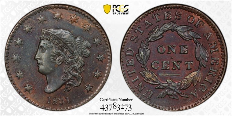 Cert 43783273 - Coin Image