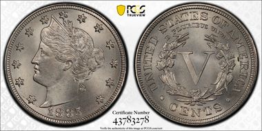 1885 5C MS67