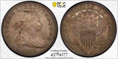 1801 $1 AU58