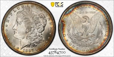 1887-O $1 MS65+