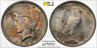 1922 $1 MS66