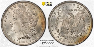 1885-O $1 MS64+