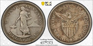 1905-S/S 20C Allen-10.06a RP 1 VF30