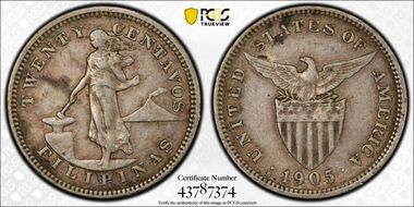 1905-S/S 20C Allen-10.06a RP 1 XF40