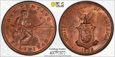 1938-M 1C RP Date, Allen-3.02a MS63RB