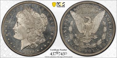 1898 $1 MS65DMPL