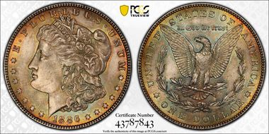 1886 $1 MS62
