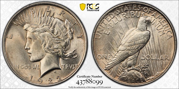 Cert 43788099 - Coin Image