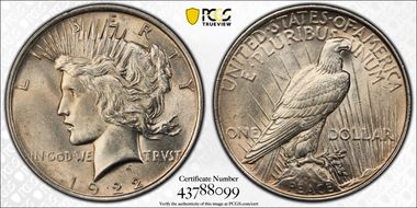 1922 $1 MS61