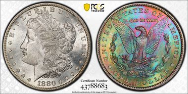 1880-S $1 MS62