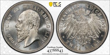 1898-A 2 Mk J-164 MS64+