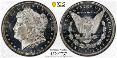 1883-CC $1 MS64+ DMPL