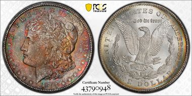 1878-CC $1 MS65+