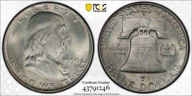 1950-D 50C MS65FBL