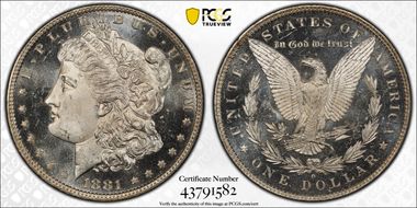 1881-O $1 MS65DMPL