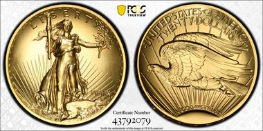 2009 $20 Ultra High Relief MS69