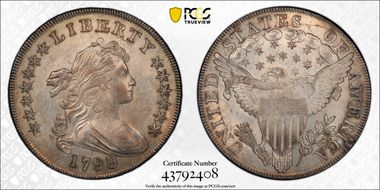 1799/8 $1 13 Reverse Stars MS61