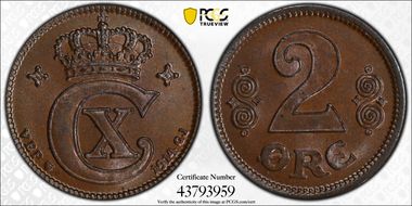 1914 VBP GJ 2 Øre MS65BN