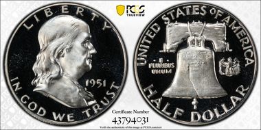 1951 50C PR67DCAM