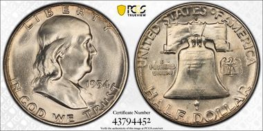 1954-S 50C MS65+