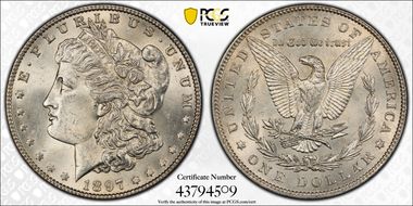 1897 $1 MS63