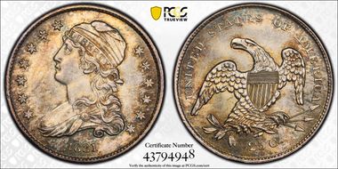 1831 25C B-4, Small Letters MS64+