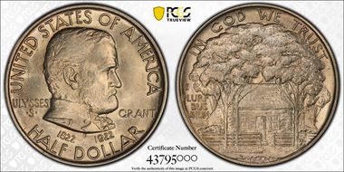 1922 50C Grant MS64