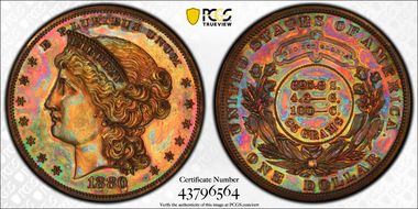 1880 $1 J-1646 PR62BN