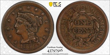 1851 1C VF35BN